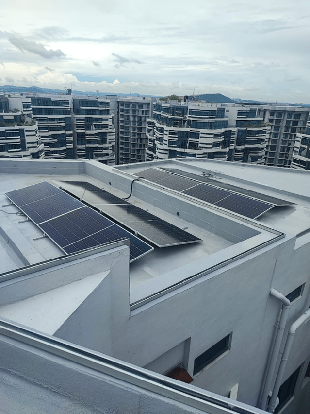 Commercial Solar — Shophouse Rooftop